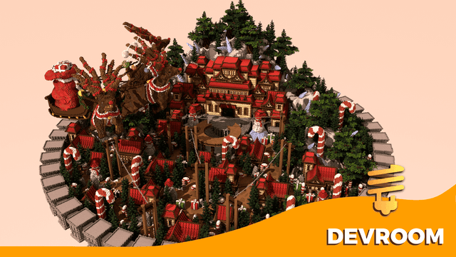 Minecraft Christmas Build