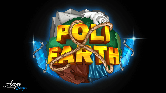 Minecraft Server Logo PolyEarth