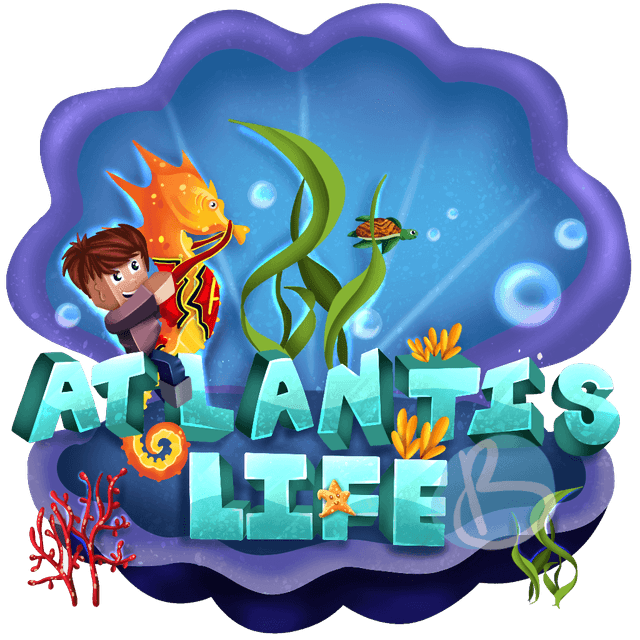 Minecraft Server Logo AtlantisLife