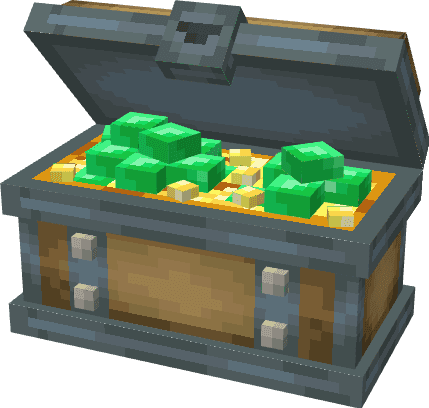 Minecraft Chest Emeralds