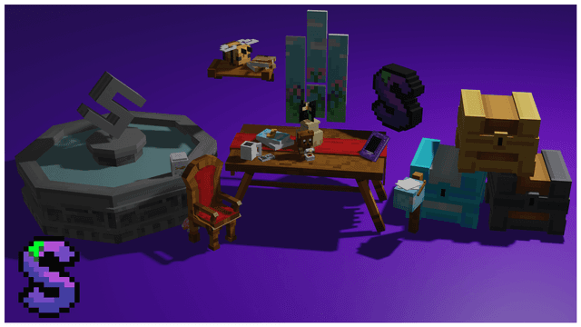 Minecraft Medieval Furniture